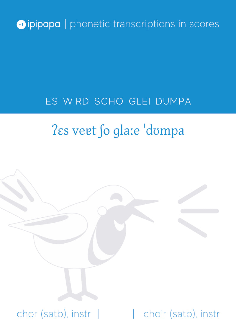 Es wird scho glei dumpa