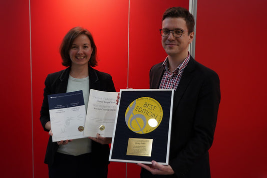 Best Edition Preis für ipipapa, Theresa Henkel und Korbinian Slavik mit der Urkunde